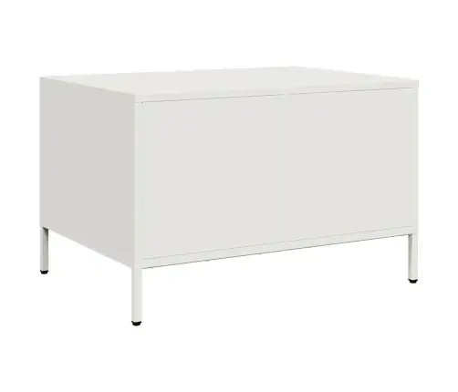 Tv Skapītis, Balts, 68X50X43,5 Cm, Auksti Velmēts Tērauds Vidaxl