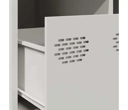 Tv Skapītis, Balts, 68X50X43,5 Cm, Auksti Velmēts Tērauds Vidaxl