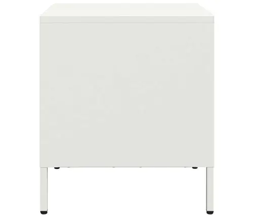 Naktsskapīši 2 Gab Balti 35X39X43,5 Cm Tērauds Vidaxl