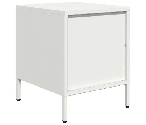 Naktsskapīši 2 Gab Balti 35X39X43,5 Cm Tērauds Vidaxl