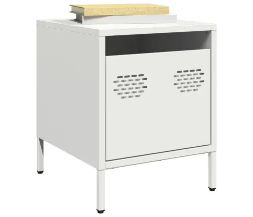 Naktsskapīši 2 Gab Balti 35X39X43,5 Cm Tērauds Vidaxl