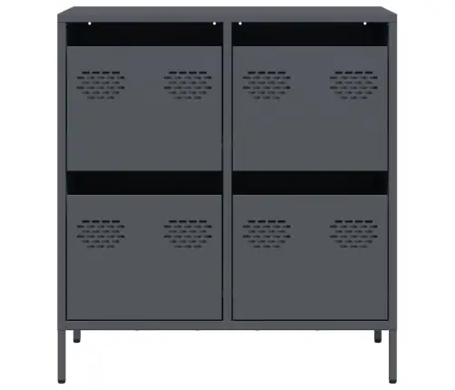 Puhvetkapp, Antratsiithall, 68X39X73,5 cm Külmvaltsitud Teras