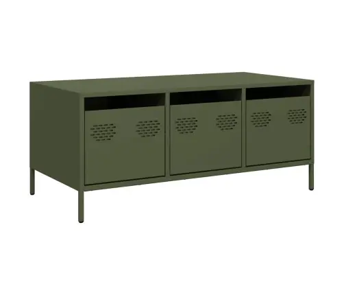 Kafijas Galdiņš, 101,5X50X43,5 Cm, Auksti Velmēts Tērauds Vidaxl