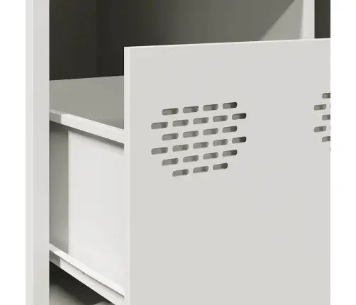 Diivanilaud Valge 101,5X50X43,5 Cm Külmvaltsitud Teras