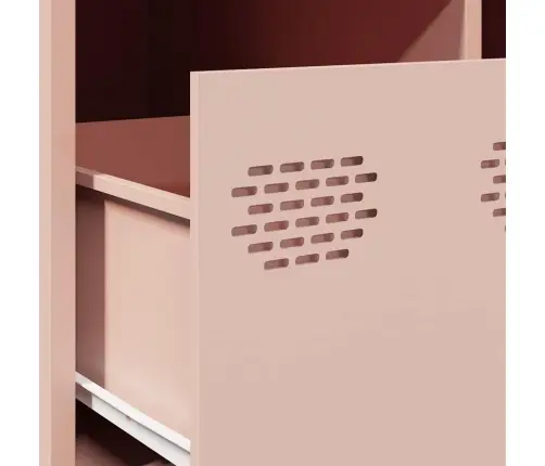 Kafijas Galdiņš, Rozā, 68,5X50X43,5 Cm, Auksti Velmēts Tērauds Vidaxl