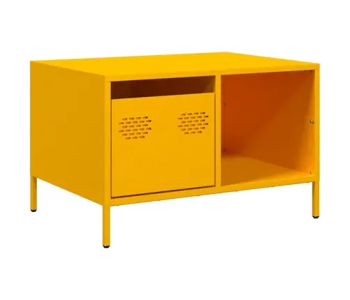 Kavos Staliukas Garstyčių Geltonas Šaltai Valcuotas Plienas Kavos Staliukas Garstyčių Geltonas Šaltai Valcuotas Plienas