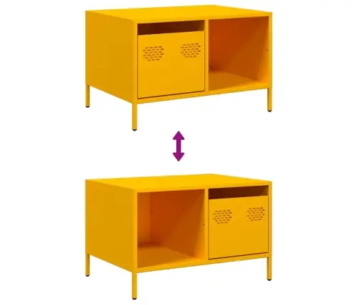 Kavos Staliukas Garstyčių Geltonas Šaltai Valcuotas Plienas Kavos Staliukas Garstyčių Geltonas Šaltai Valcuotas Plienas