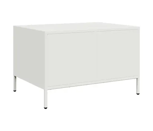 Kavos Staliukas Baltas 68,5X50X43,5 Cm Šaltai Valcuotas Plienas