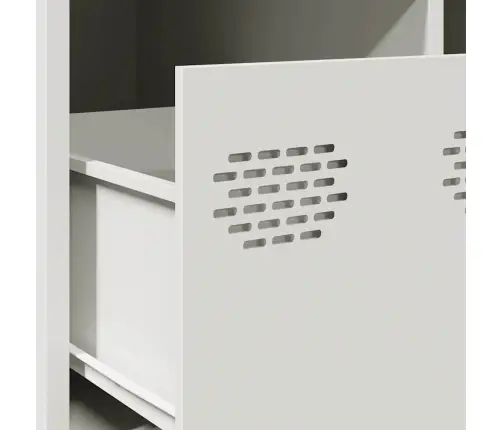 Kavos Staliukas Baltas 68,5X50X43,5 Cm Šaltai Valcuotas Plienas