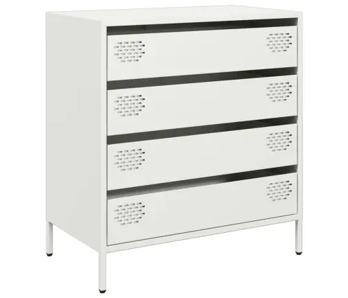 Šoninė Spintelė, Balta, 68X39X73,5cm Šaltai Valcuotas Plienas Šoninė Spintelė, Balta, 68X39X73,5cm Šaltai Valcuotas Plienas