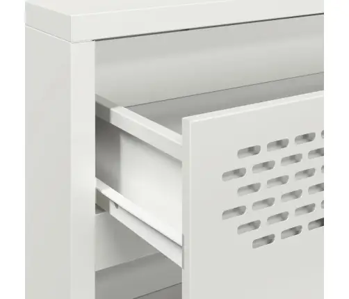 Šoninė Spintelė, Balta, 68X39X73,5cm Šaltai Valcuotas Plienas Šoninė Spintelė, Balta, 68X39X73,5cm Šaltai Valcuotas Plienas