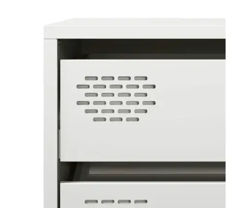 Šoninė Spintelė, Balta, 68X39X73,5cm Šaltai Valcuotas Plienas Šoninė Spintelė, Balta, 68X39X73,5cm Šaltai Valcuotas Plienas