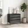 Kumode, Melna, 68X39X58,5 Cm, Auksti Velmēts Tērauds Vidaxl Kumode, Melna, 68X39X58,5 Cm, Auksti Velmēts Tērauds Vidaxl