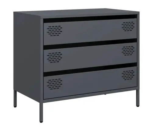 Šoninė Spintelė, Antracito, 68X39X58,5cm Plienas