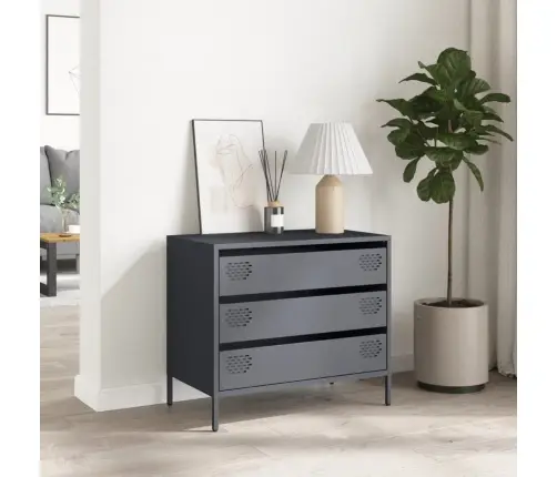 Šoninė Spintelė, Antracito, 68X39X58,5cm Plienas