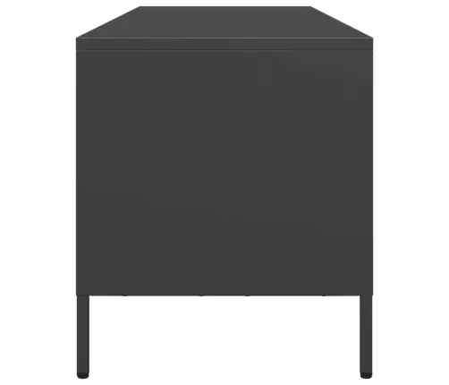 Telerikapp, Must, 135X39X43,5 cm Külmvaltsitud Teras