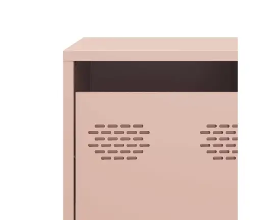 Tv Skapītis, Rozā, 135X39X43,5 Cm, Auksti Velmēts Tērauds Vidaxl Tv Skapītis, Rozā, 135X39X43,5 Cm, Auksti Velmēts Tērauds Vidaxl