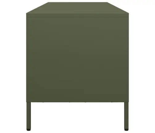 Telerikapp, Oliiviroheline 135X39X43,5 Cm Külmvaltsitud Teras