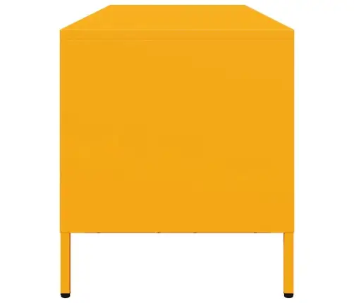 Telerikapp Sinepikollane 135X39X43,5 Cm Külmvaltsitud Teras