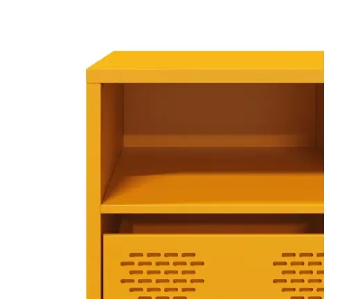 Telerikapp Sinepikollane 135X39X43,5 Cm Külmvaltsitud Teras