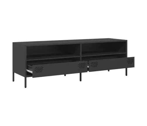 Tv Skapītis, Melns, 135X39X43,5 Cm, Auksti Velmēts Tērauds Vidaxl Tv Skapītis, Melns, 135X39X43,5 Cm, Auksti Velmēts Tērauds Vidaxl