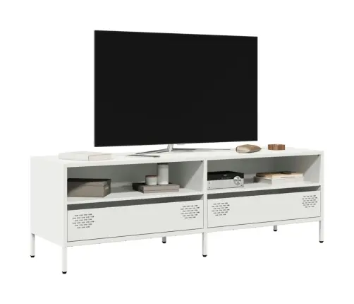 Televizoriaus Spintelė, Balta, 135X39X43,5cm Plienas