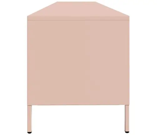 Tv Skapītis, Rozā, 202X39X43,5 Cm, Auksti Velmēts Tērauds Vidaxl Tv Skapītis, Rozā, 202X39X43,5 Cm, Auksti Velmēts Tērauds Vidaxl