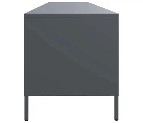 Televizoriaus Spintelė, Antracito, 202X39X43,5cm Plienas Televizoriaus Spintelė, Antracito, 202X39X43,5cm Plienas