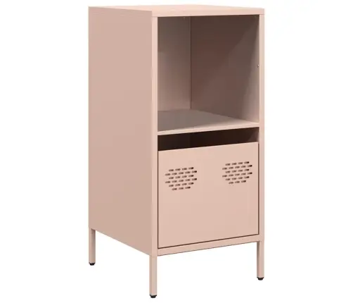 Kumode, Rozā, 35X39X73,5 Cm, Auksti Velmēts Tērauds Vidaxl Kumode, Rozā, 35X39X73,5 Cm, Auksti Velmēts Tērauds Vidaxl