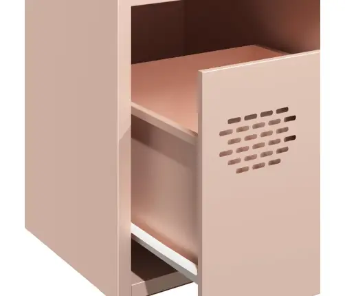 Kumode, Rozā, 35X39X73,5 Cm, Auksti Velmēts Tērauds Vidaxl Kumode, Rozā, 35X39X73,5 Cm, Auksti Velmēts Tērauds Vidaxl