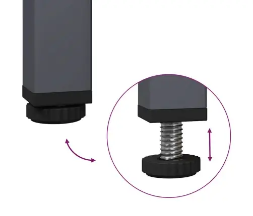 Kumode, Antracītpelēka, 35X39X73,5 Cm, Auksti Velmēts Tērauds Vidaxl