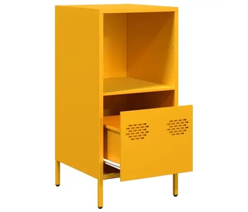 Indauja Garstyčių Geltona 35X39X73,5Cm Šaltai Valcuotas Plienas