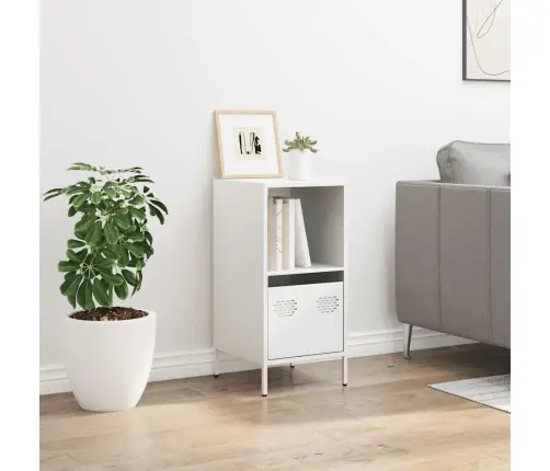 Kumode, Balta, 35X39X73,5 Cm, Auksti Velmēts Tērauds Vidaxl Kumode, Balta, 35X39X73,5 Cm, Auksti Velmēts Tērauds Vidaxl
