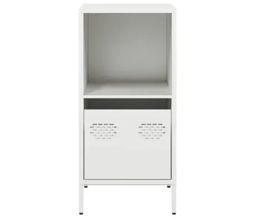 Kumode, Balta, 35X39X73,5 Cm, Auksti Velmēts Tērauds Vidaxl Kumode, Balta, 35X39X73,5 Cm, Auksti Velmēts Tērauds Vidaxl