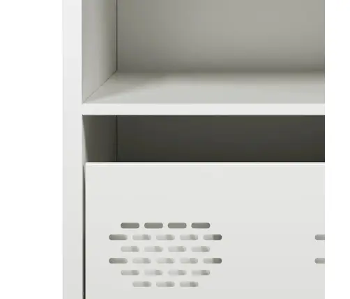 Kumode, Balta, 35X39X73,5 Cm, Auksti Velmēts Tērauds Vidaxl Kumode, Balta, 35X39X73,5 Cm, Auksti Velmēts Tērauds Vidaxl