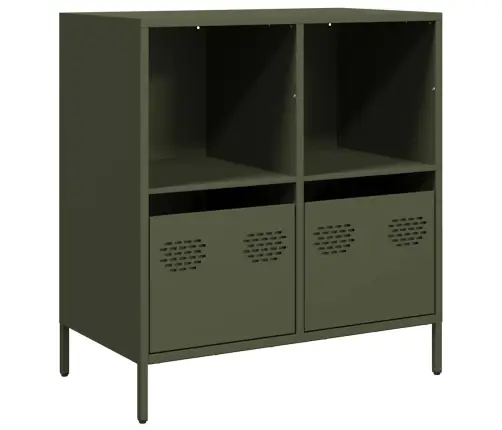 Kumode, Olīvu Zaļa, 68X39X73,5 Cm, Auksti Velmēts Tērauds Vidaxl Kumode, Olīvu Zaļa, 68X39X73,5 Cm, Auksti Velmēts Tērauds Vidaxl