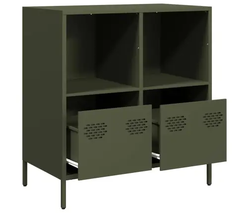 Kumode, Olīvu Zaļa, 68X39X73,5 Cm, Auksti Velmēts Tērauds Vidaxl Kumode, Olīvu Zaļa, 68X39X73,5 Cm, Auksti Velmēts Tērauds Vidaxl
