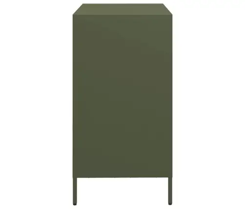 Kumode, Olīvu Zaļa, 68X39X73,5 Cm, Auksti Velmēts Tērauds Vidaxl Kumode, Olīvu Zaļa, 68X39X73,5 Cm, Auksti Velmēts Tērauds Vidaxl