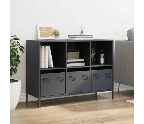 Puhvetkapp Antratsiithall, 101,5X39X73,5cm Külmvaltsitud Teras Puhvetkapp Antratsiithall, 101,5X39X73,5cm Külmvaltsitud Teras