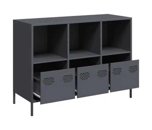 Puhvetkapp Antratsiithall, 101,5X39X73,5cm Külmvaltsitud Teras Puhvetkapp Antratsiithall, 101,5X39X73,5cm Külmvaltsitud Teras