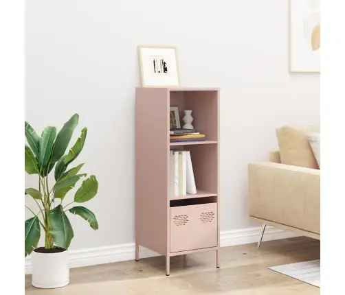 Komoda, Rožinės Spalvos, 35X39X103,5cm Plienas