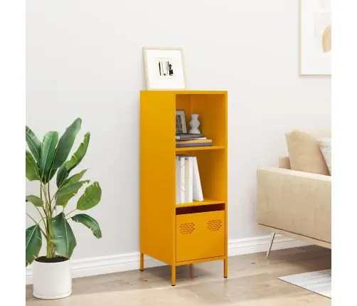 Komoda, Garstyčių Geltonos Spalvos, 35X39X103,5cm Plienas