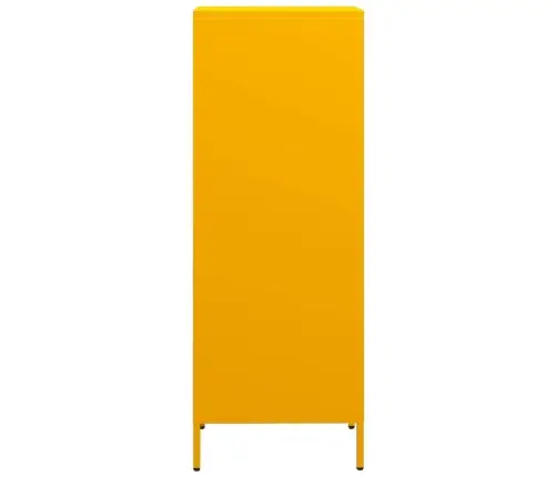 Komoda, Garstyčių Geltonos Spalvos, 35X39X103,5cm Plienas
