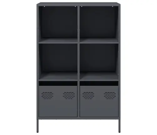 Augstais Skapītis, Pelēks, 68X39X103,5 Cm, Tērauds Vidaxl