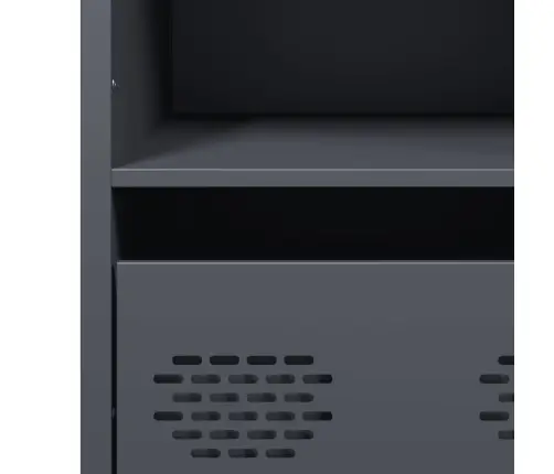 Augstais Skapītis, Pelēks, 68X39X103,5 Cm, Tērauds Vidaxl