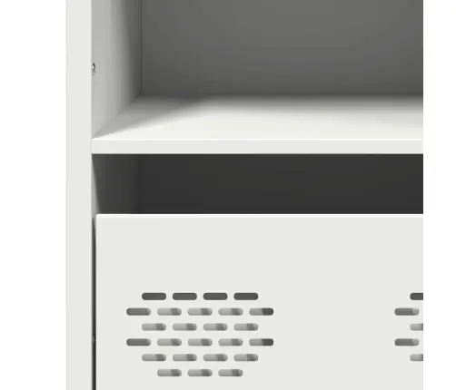 Komoda, Baltos Spalvos, 68X39X103,5cm Plienas