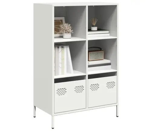 Komoda, Baltos Spalvos, 68X39X103,5cm Plienas