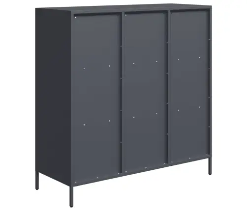 Augstais Skapītis, Pelēks, 101,5X39X103,5 Cm, Tērauds Vidaxl Augstais Skapītis, Pelēks, 101,5X39X103,5 Cm, Tērauds Vidaxl