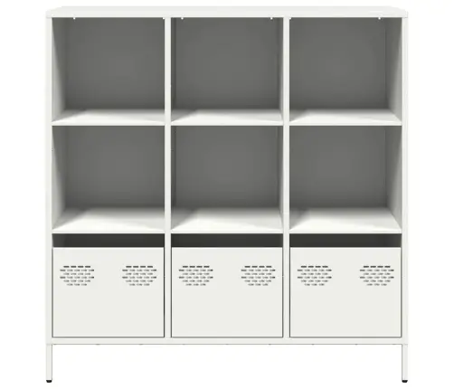 Augstais Skapītis, Balts, 101,5X39X103,5 Cm, Tērauds Vidaxl