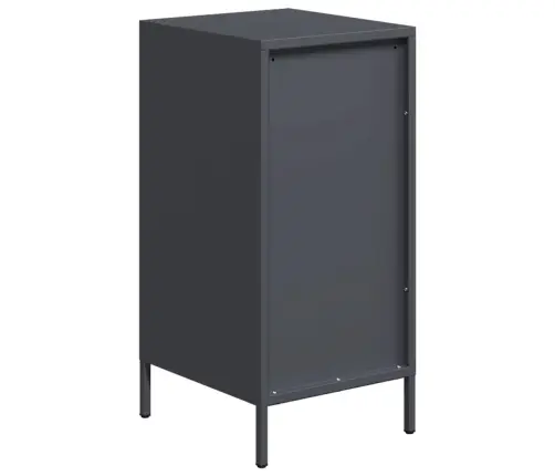 Kumode, Antracītpelēka, 35X39X73,5 Cm, Auksti Velmēts Tērauds Vidaxl